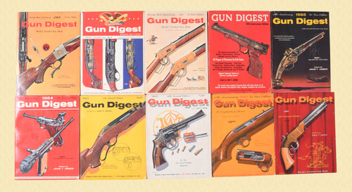 BOOK GUN DIGEST LOT OF TEN - M10369