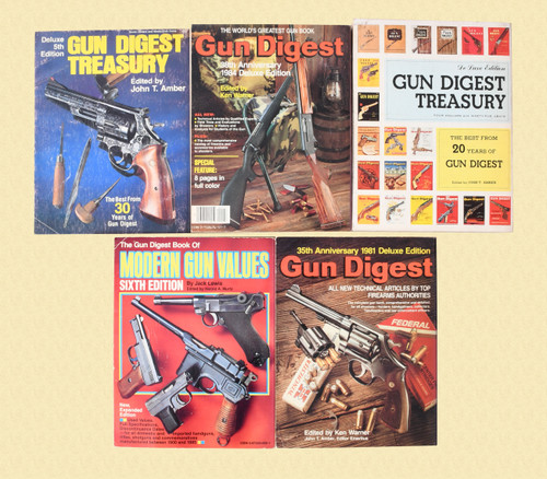 BOOK GUN DIGEST- LOT OF 5 - M10386