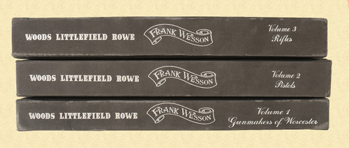 BOOKS- FRANK WESSON GUNMAKER VOL 1,2,&3 - C60111