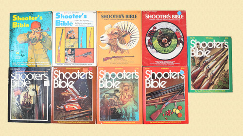 BOOK LOT OF 9 SHOOTER'S BIBLE - M10361