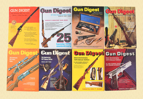 BOOK LOT OF 8 GUN DIGEST - M10365