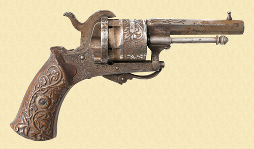 BELGIAN PINFIRE REVOLVER - C61301