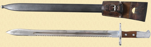 SWISS M1914 SAWTOOTH BAYONET - C63781