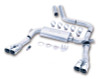 Borla Catback Exhaust Quad Tips for 98-01 CAMARO/TRANS AM 5.7L V8 AT/MT