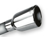 Borla 2.25in Inlet 3.19in Round Rolled Angle Cut Outlet x 5in Long Embossed Tip