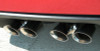 Corsa 3" Dual Rear Exit Sport Axleback Exhaust for 06-13 C6 Corvette Z06 / ZR1