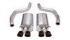 Corsa 3" Dual Rear Exit Black Tip Axleback Exhaust for 06-13 C6 Corvette Z06 ZR1