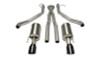 Corsa 2.5" Dual Rear Exit Sport Black Tip Exhaust for 05-06 Pontiac GTO
