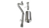 Corsa 3" Single Rear Exit Sport Exhaust for 06-08 Trailblazer SS 6.0L