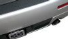 Corsa 3" Single Rear Exit Sport Black Tip Exhaust for 06-08 Trailblazer SS