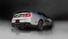 Corsa 3" Dual Rear Exit Sport Black Tip Axleback Exhaust for 11-14 Mustang GT