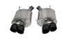 Corsa 3" Dual Rear Exit Sport Axleback Black Tip Exhaust for 13-14 Mustang GT500