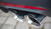 Corsa 3" Dual Rear Exit Sport Axleback Exhaust for 15-17 Mustang GT