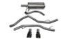 Corsa 3" Dual Rear Exit Sport Black Tip Exhaust for 09+ Ram 1500 V8
