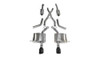Corsa 2.5" Dual Rear Exit Sport Black Tip Exhaust for 11+ Durango 5.7L