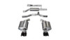 Corsa 2.5" Dual Rear Exit Sport Black Tip Exhaust for 11-14 Charger V6
