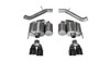 Corsa 3" Dual Rear Exit Sport Black Tip Axleback Exhaust for 16-19 ATS-V