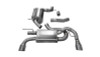 Corsa 3" Dual Rear Exit Touring Exhaust for 10-14 Volkswagen Golf GTI MK6 2.0T