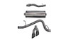 Corsa 3" Single Side Exit Sport Black Tip Exhaust for 15+ Suburvan / Yukon XL V8