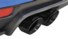 Corsa 3" Dual Rear Exit Sport Black Tip Exhaust for 08-11 STI / 11-14 WRX Hatch