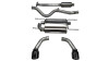Corsa 2.5" Dual Rear Exit Sport Black Tip Exhaust for 13+ BRZ / FR-S