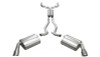 Corsa 2.5" Dual Rear Exit Sport Exhaust for 10-15 Camaro SS Coupe