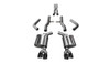 Corsa 2.75" Dual Rear Exit Xtreme Black Tip Exhaust for 15+ Challenger SRT