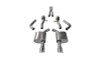 Corsa 2.75" Dual Rear Exit Sport Exhaust for 15-19 Charger SRT