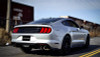 Corsa 3" Dual Rear Exit Sport/Xtreme Gunmetal Tip Exhaust for 18-19 Mustang GT