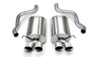 Corsa 2.5" Dual Rear Exit Sport Axleback Exhaust for 05-08 C6 Corvette