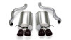 Corsa 2.5" Dual Rear Exit Sport Black Tip Axleback Exhaust for 05-08 C6 Corvette
