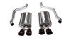 Corsa 2.5" Dual Rear Exit Black Tip Sport Axleback Exhaust for 09-13 Corvette C6