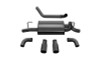 Corsa 2.5" Dual Rear Exit Sport Black Axleback Exhaust for 18-19 Wrangler JL