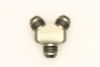 DeatschWerks 8AN Male Flare + 8AN Male Flare To 8AN Male Flare Y-Block Fitting