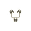 DeatschWerks 10AN Male Flare +10AN Male Flare To 10AN Male Flare Y-Block Fitting