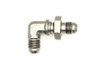 DeatschWerks 6AN Male Flare To 6AN Male Flare Bulkhead Adapter 90-Degree