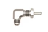 DeatschWerks 8AN Male Flare To 5/16in. Male Barb Bulkhead Adapter 90-Degree