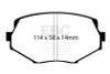 EBC Green Stuff Front Brake Pads for 94-01 Mazda Miata MX5 1.8L - DP21002