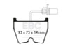 EBC Red Stuff Front Brake Pads for 06-09 Audi RS4 4.2L Cast Iron Rotors