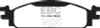 EBC 10 Ford Taurus 3.5 Redstuff Front Brake Pads