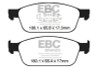 EBC Red Stuff Front Brake Pads for 12+ Ford Focus 2.0 Turbo ST - DP32145C