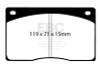 EBC Red Stuff Front Brake Pads for 93-97 Aston Martin DB7 3.2L Supercharged