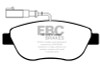 EBC Yellow Stuff Front Brake Pads for 12+ Fiat 500 Turbo Abarth 1.4L - DP41383R