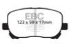 EBC Yellow Stuff Front Brake Pads for 02-08 Pontiac Vibe 1.8L - DP41637R