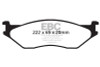 EBC Yellow Stuff Front Brake Pads for 02-05 Ford Econoline E550 - DP41653R