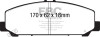 EBC Yellow Stuff Front Brake Pads for 06-07 Infiniti QX56 5.6L w/ Akebono