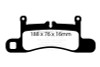 EBC Yellow Stuff Rear Brake Pads for 12-15 Porsche 911 Carrera 3.4L Cast Iron