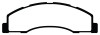 EBC Yellow Stuff Front Brake Pads for 08+ Ford Econoline E150 4.6 - DP43004R