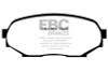 EBC Yellow Stuff Front Brake Pads for 90-93 Geo Storm 1.6L - DP4802R