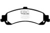EBC Green Stuff Rear Brake Pads for 2002 Cadillac Escalade 5.3L PBR Rear Caliper